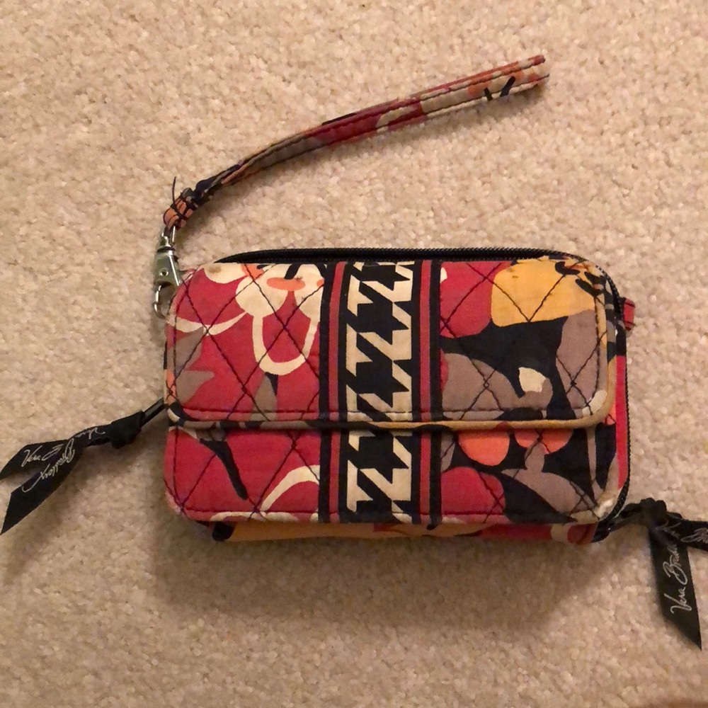 Vera bradley phone wallet wristlet